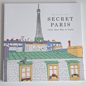 **2 for 15$** NEW Adult Colouring Book Secret Paris